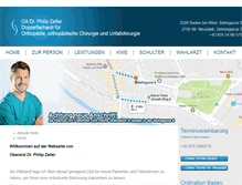 Tablet Screenshot of dr-zeller.at